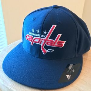 NEW adidas Washington Capitals Fitted hat 7 3/4